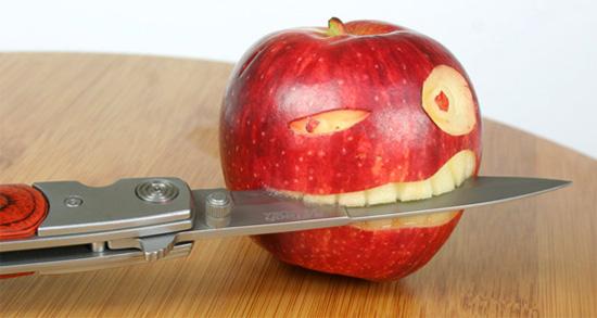 趣味的苹果创意图片。
