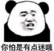 你怕是有点迷哦表情包