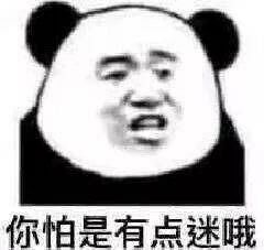 你怕是有点迷哦表情包