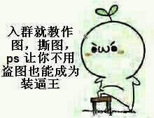 入群就教作图，撕图，PS让你不用盗图也能成为装逼王！表情包