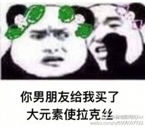 你男朋友给我买了大元素使克丝！表情包