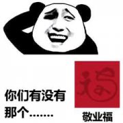 你们有没有那个敬业福表情包