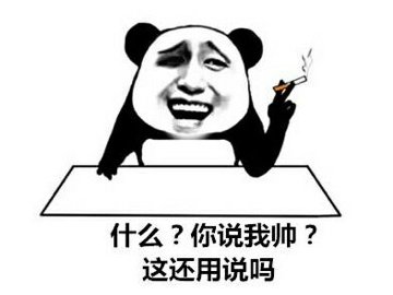 什么？你说我帅？这还用说吗？表情包
