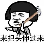 （蘑菇头表情包）来 你把头伸过去表情包