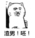 渣男!呸!表情包