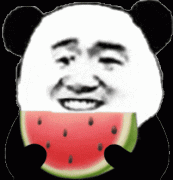 吃西瓜表情包