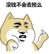 没钱不会去抢么表情包