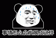 事情怎么会发展成这样表情包