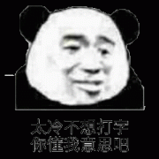 太冷了我不想打字了 你懂我的意思吧表情包