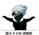 （火影忍者卡卡西表情包）旗木卡卡西 请赐教表情包