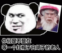 （徐锦江表情包）你们是不是在等一个红帽子白胡子的老人表情包
