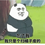 忘了我把 我就是一个扫橘子皮的表情包