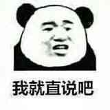 （熊猫头表情包）那我就直说吧表情包