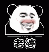 （熊猫头表情包）老婆 老婆表情包