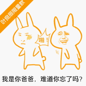 （叶良辰表情包）我就是你爸爸 难道你忘了吗表情包