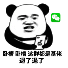 卧槽 这个群是基佬群 退了退了表情包