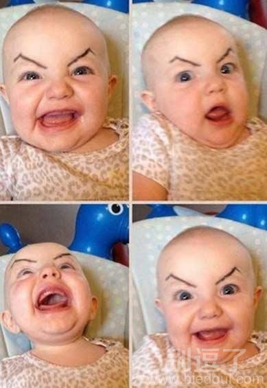 熊孩子眉毛里都是戏 熊孩子眉毛里都是戏