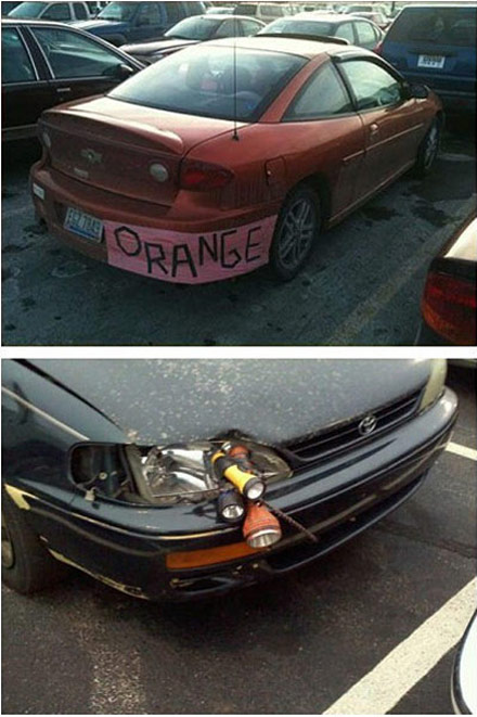 疯狂的汽车图片,笑死了！