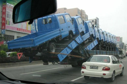 疯狂的汽车图片,笑死了！