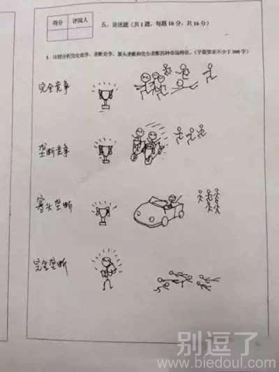 一个有才的考生。。 一个有才的考生。。