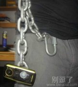 亮瞎眼的防盗手机链！