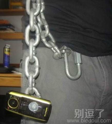 亮瞎眼的防盗手机链！