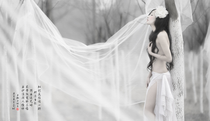 成熟少女艺术摄影欣赏——秃废美。
