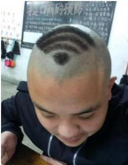 wifi奇葩发型搞笑图片
