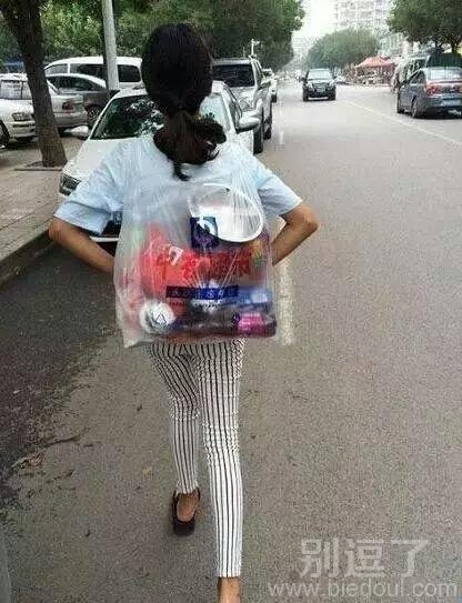 这背包真是绿色又环保