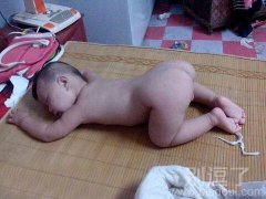 厥着屁股的小胖子。 厥着屁股的小胖子。