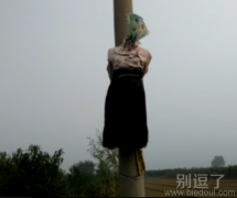 我们村的二货扎的稻草人