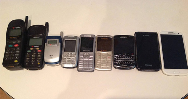 手机的进化史,大哥大到如今的iphone5