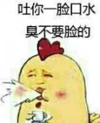 吐你一脸口水臭不要脸的