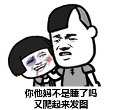 你他妈不是睡了吗 又爬起来发图