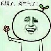 我错了，别生气了！