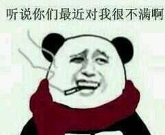 听说你们最近对我很不满啊 听说你们最近对我很不满啊