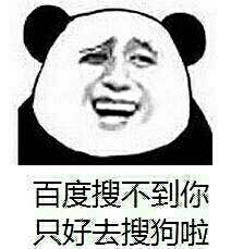 百度搜不到你只好去搜狗啦 百度搜不到你只好去搜狗啦