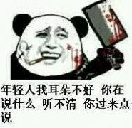 年轻人我耳朵不好 你在说什么 听不清 你过来点说