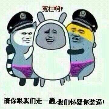 请你跟我们走一趟 我们怀疑你装逼 请你跟我们走一趟 我们怀疑你装逼