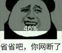 省省吧，你网断了