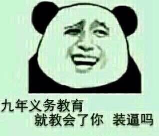 九年义务教育就教会了你装逼吗
