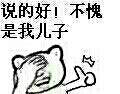 说的好！不愧是我儿子