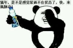 骚年，是不是感觉装逼不在状态了，快，来瓶脉动！