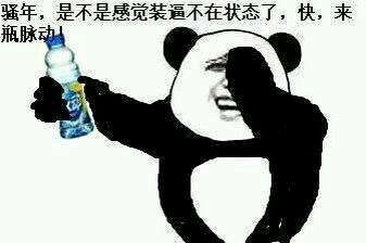 骚年，是不是感觉装逼不在状态了，快，来瓶脉动！