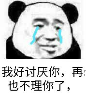 我好讨厌你,再也不理你了 我好讨厌你,再也不理你了