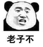 老子不 老子不