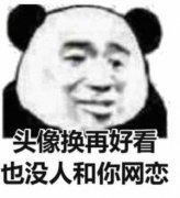 头像换再好看也没人和你网恋