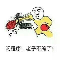 叼程序,老子不编了! 叼程序,老子不编了!