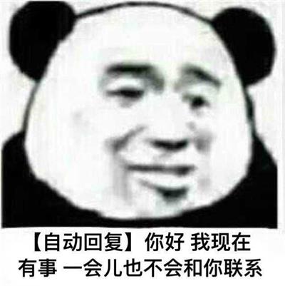 你好 我现在有事 一会儿也不会和你联系 你好 我现在有事 一会儿也不会和你联系