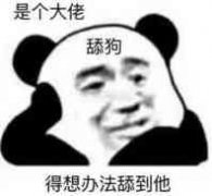 是个大佬 得想办法舔到他